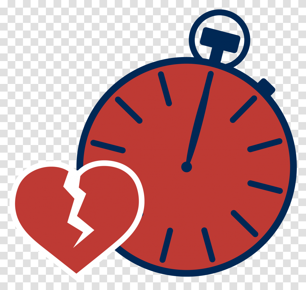 Heart Disease Is The No Cardiovascular Disease Clipart, First Aid, Analog Clock, Stopwatch Transparent Png