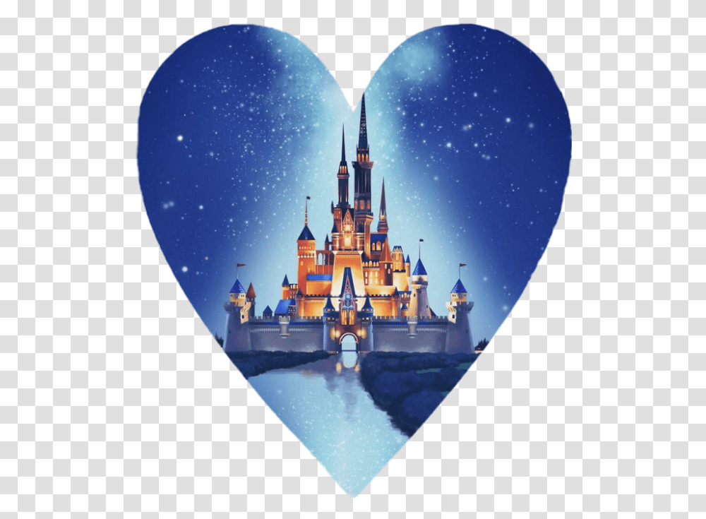 Heart Disney Sticker By Bobby Clarebio Disney Castle Wallpaper Iphone, Building, Architecture, Balloon, Theme Park Transparent Png