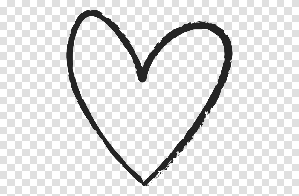 Heart Doodle Hand Drawn Heart Icon Transparent Png