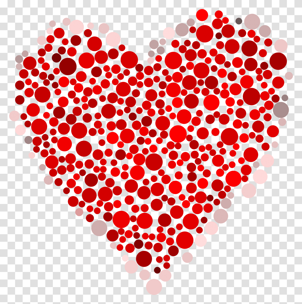 Heart Dots Clip Arts Clip Art Valentines Day, Rug, Pattern, Weapon Transparent Png