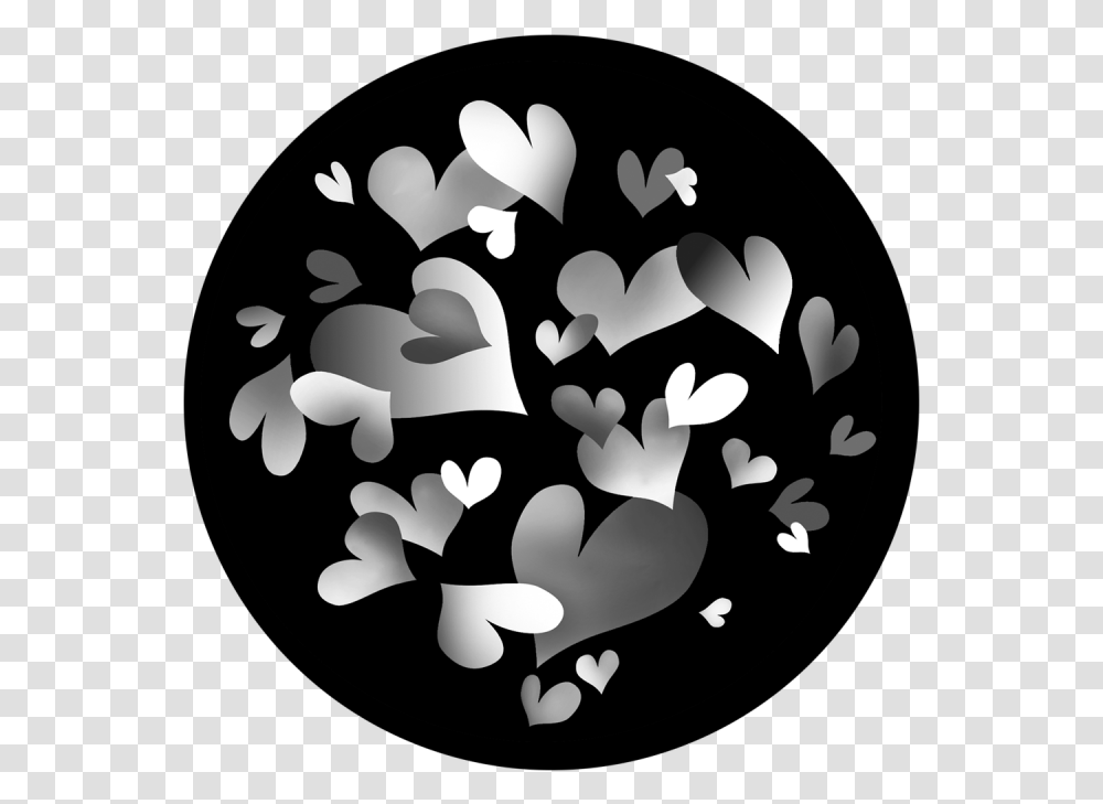 Heart Download Illustration, Plant, Stencil, Flower Transparent Png