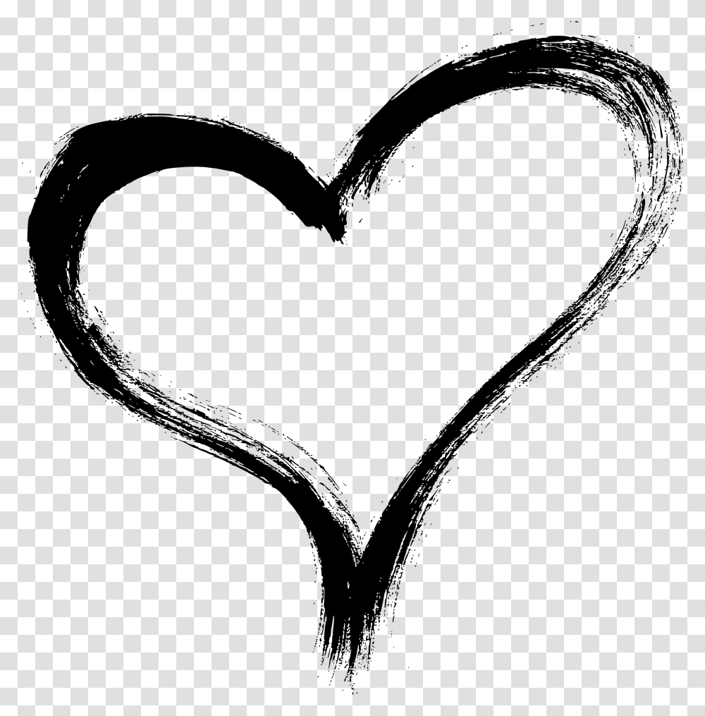 Heart Drawing, Gray, World Of Warcraft Transparent Png