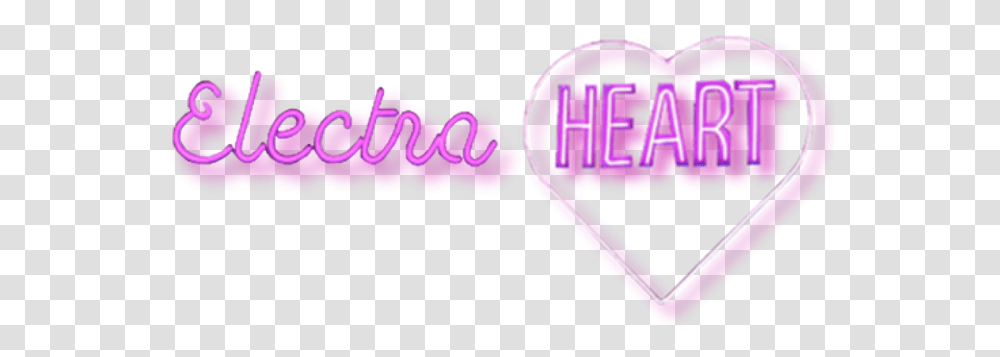Heart Electraheart Electra Neon Love Cute Purpleneonheart Heart, Label, Alphabet, Light Transparent Png