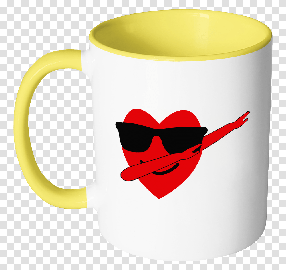 Heart Emoji Dabbing For Valentinequots Day Mugs Accent Valentine Cup Hd, Coffee Cup, Lamp, Label Transparent Png