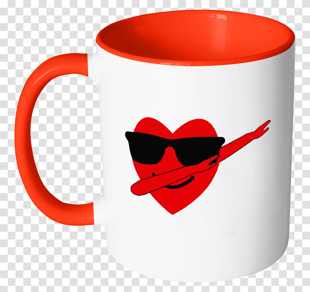 Heart Emoji Dabbing For Valentine's Day Mugs - Teeever Mug Color, Coffee Cup, Jug, Label, Text Transparent Png