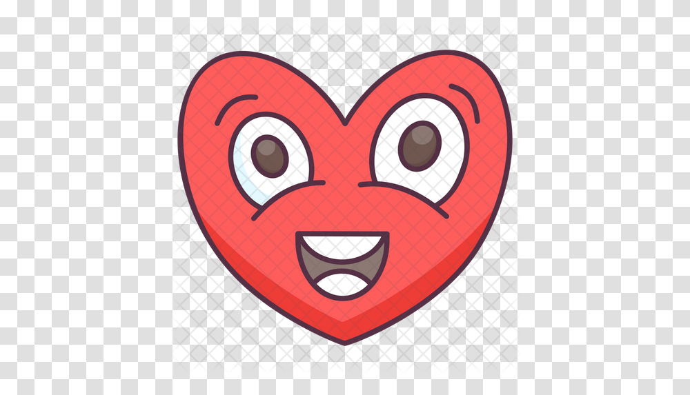 Heart Emoji Icon Happy, Symbol, Road Sign, Text Transparent Png