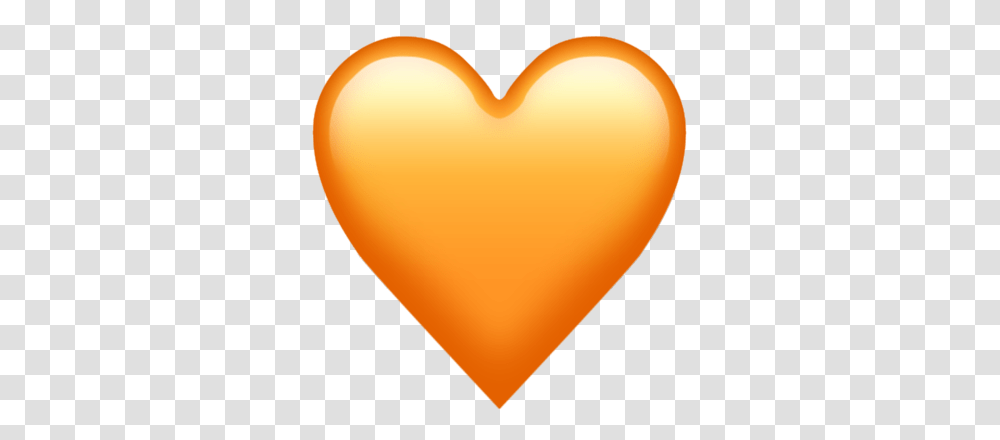 Heart Emoji Iphone Orange Heart Emoji, Balloon, Label, Text, Interior Design Transparent Png