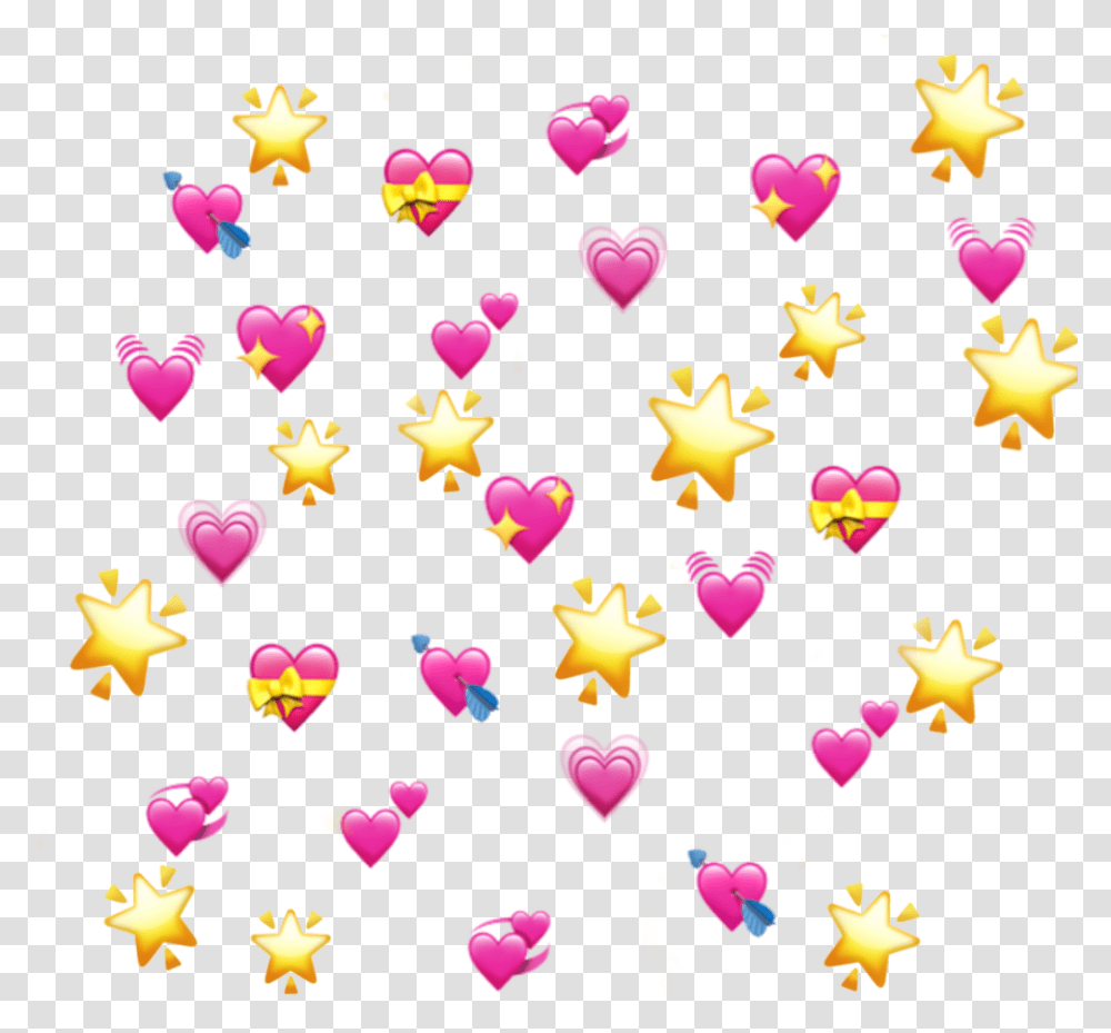 Heart Emoji Meme, Confetti, Paper, Petal, Flower Transparent Png