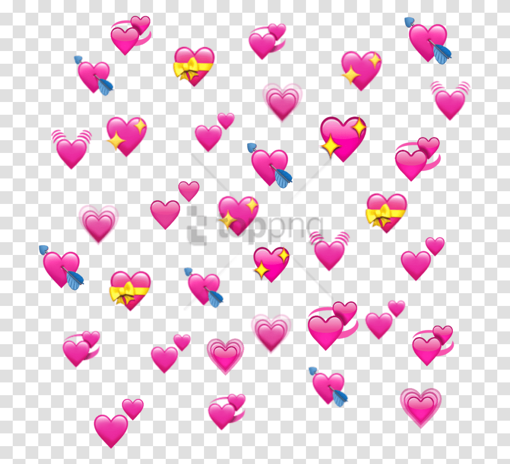 Heart Emoji Meme, Petal, Flower, Plant, Blossom Transparent Png