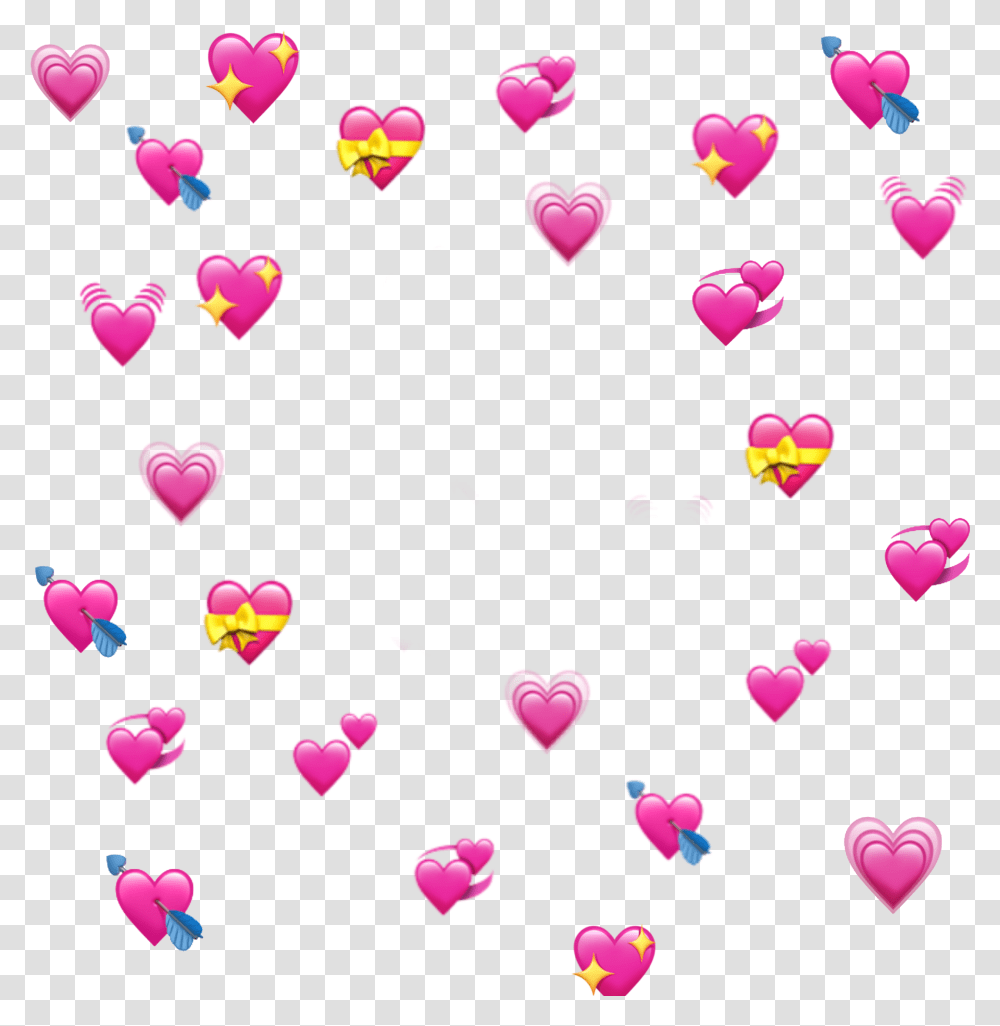 Heart Emoji Meme, Petal, Flower, Plant, Blossom Transparent Png