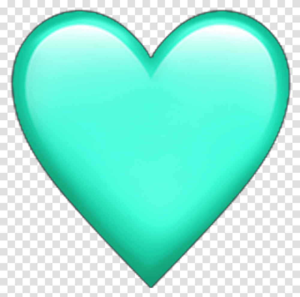 Heart Emoji Turquoise Turquoise Heart, Balloon Transparent Png