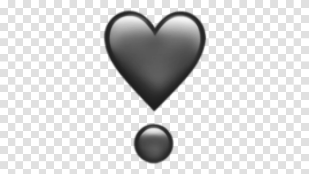 Heart Emojis Emoji Grey Heart Emoji Whatsapp, Balloon, Light Transparent Png