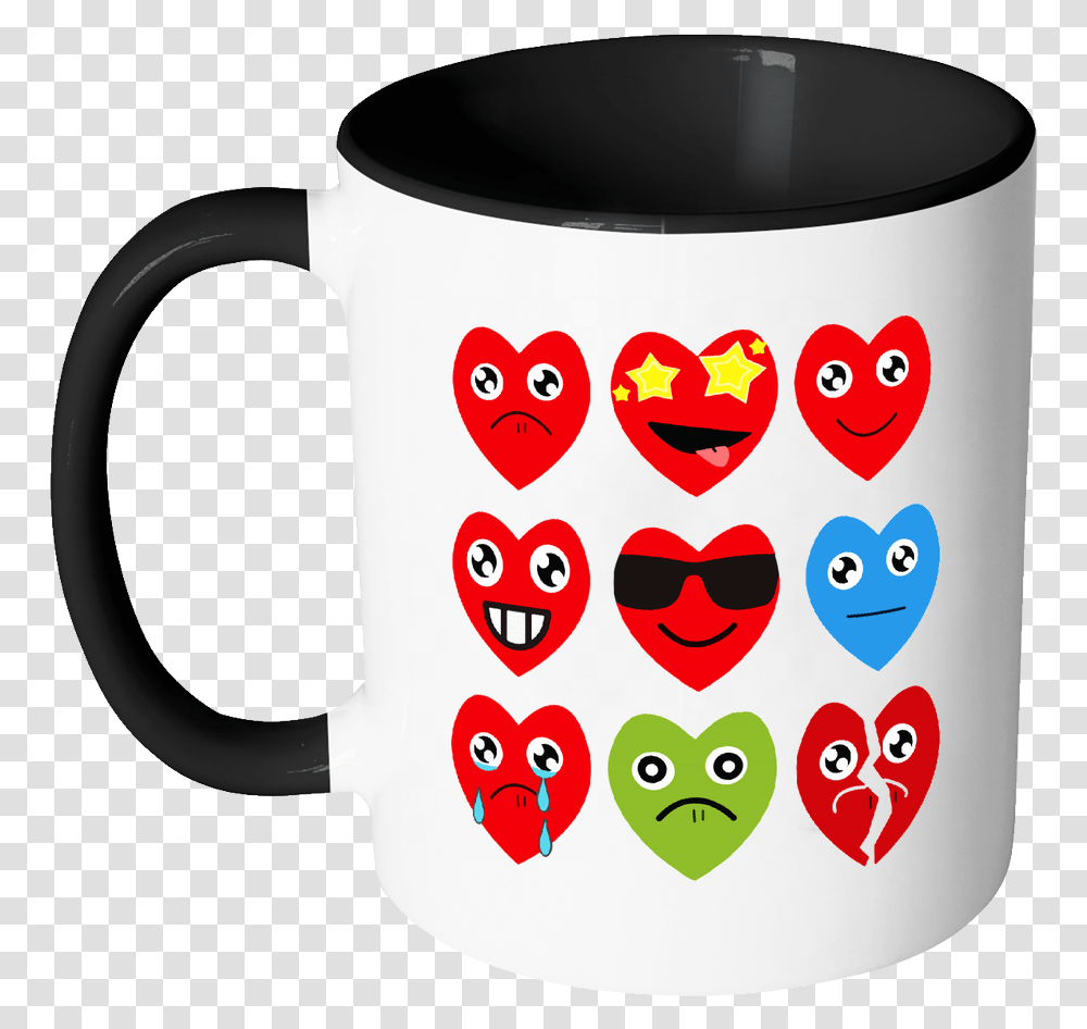 Heart Emojis Gift For Valentine's Day Mugs Accent Mug Im A Cunt Mug, Coffee Cup, Sunglasses, Accessories, Accessory Transparent Png