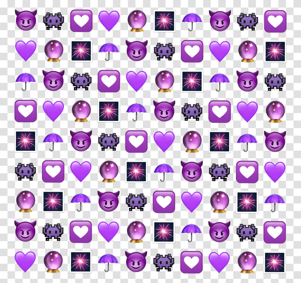 Heart Emojis Heartemoji Meme Purple Heartmeme, Pattern, Mobile Phone, Electronics, Cell Phone Transparent Png