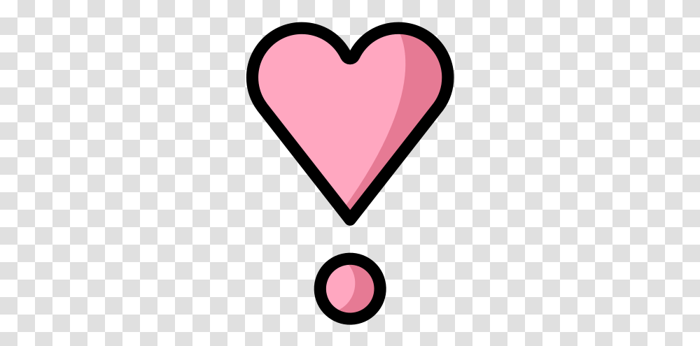 Heart Exclamation Emoji, Pillow, Cushion, Petal, Flower Transparent Png