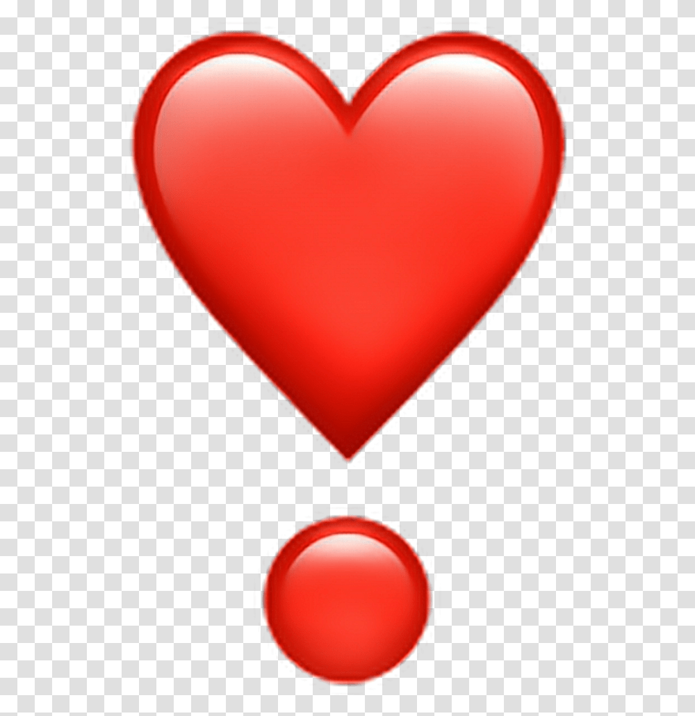 Heart Exclamation Point Emoji, Balloon Transparent Png
