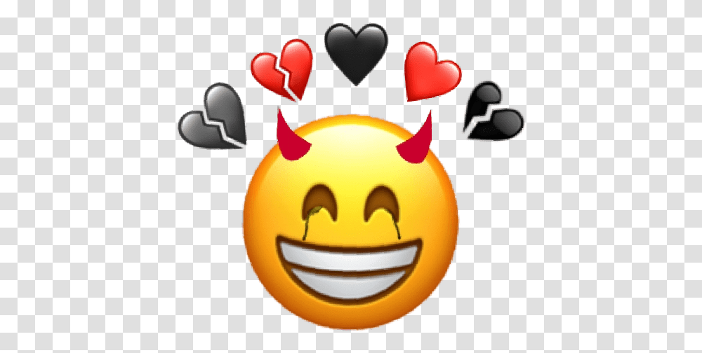 Heart Expression Emoji Picture Mart Beaming Face With Smiling Eyes Emoji, Halloween, Pac Man Transparent Png