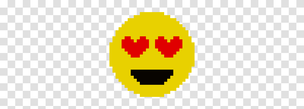 Heart Eye Emoji Pixel Art Maker, First Aid, Pac Man Transparent Png