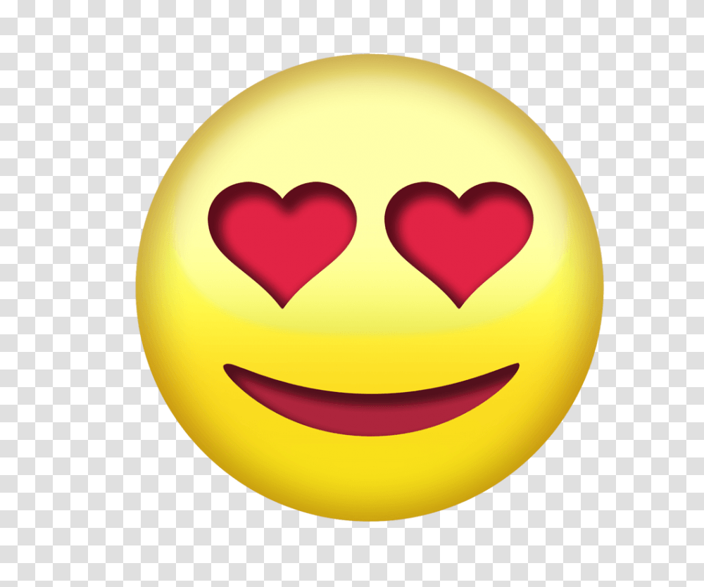 Heart Eye Emoji Without Background Image Emoji Of Heart Shaped Eyes, Egg, Food, Text, Rubber Eraser Transparent Png