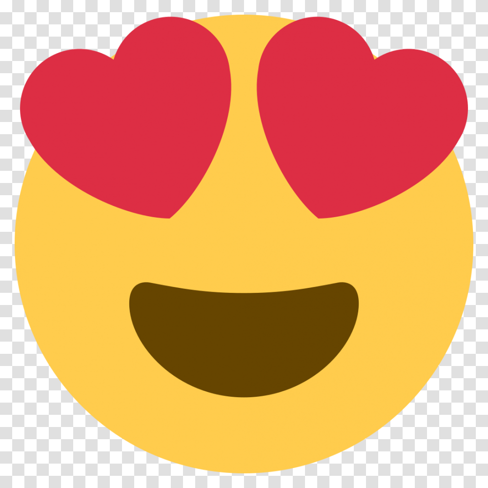 Heart Eyes Emoji Meaning With Pictures From A To Z Smiley Face With Heart Eyes, Label, Text, Sticker, Food Transparent Png