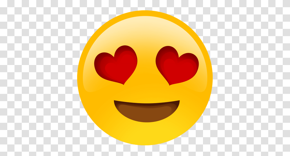 Heart Eyes Emoji, Pac Man Transparent Png