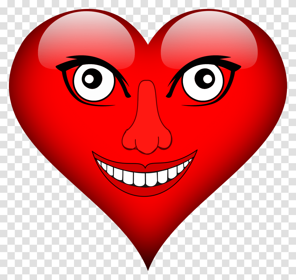 Heart Eyes Laugh Com Olhos, Balloon, Mouth, Lip, Graphics Transparent Png