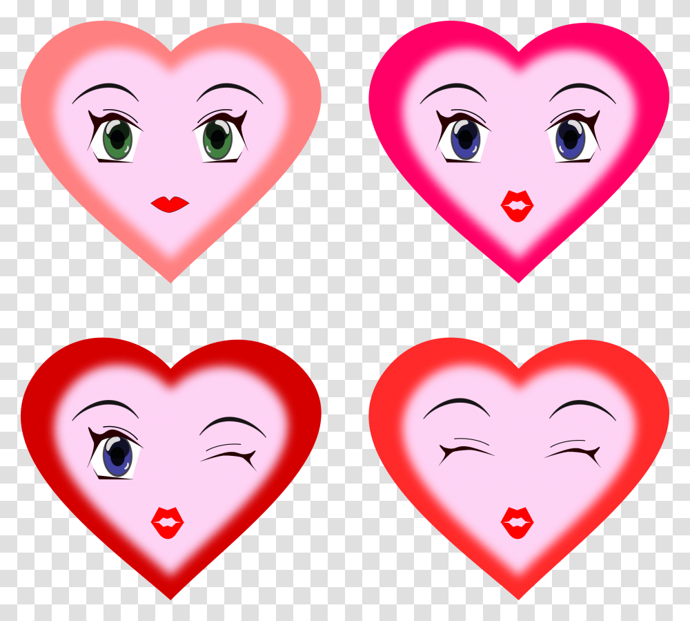 Heart Faces Icons, Mouth, Lip, Photo Booth, Piercing Transparent Png