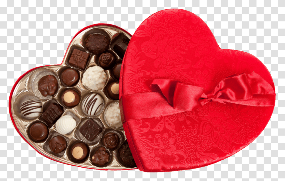 Heart Filled With Chocolate, Sweets, Food, Confectionery, Dessert Transparent Png