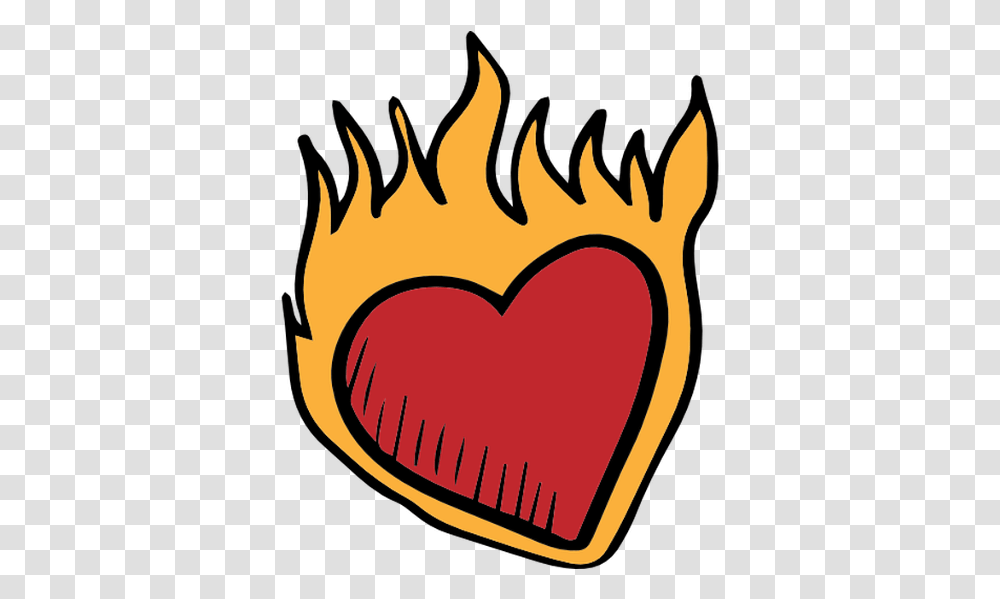 Heart Fire Dark Broken Heart Emoji Crown Circle Heart, Flame, Poster, Advertisement Transparent Png