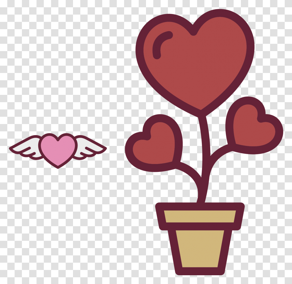 Heart Flower Icon Flor De Transparent Png