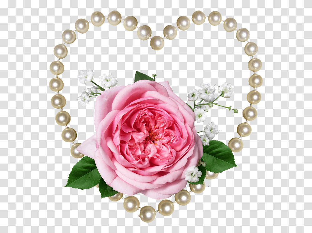 Heart Flowers Rose Decoration, Accessories, Accessory, Jewelry, Plant Transparent Png
