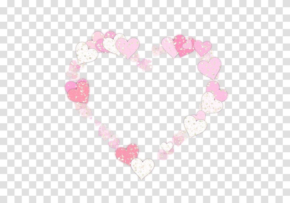 Heart Frame Glitter Confetti Images - Free Heart Glitter Frame, Bracelet, Jewelry, Accessories, Accessory Transparent Png