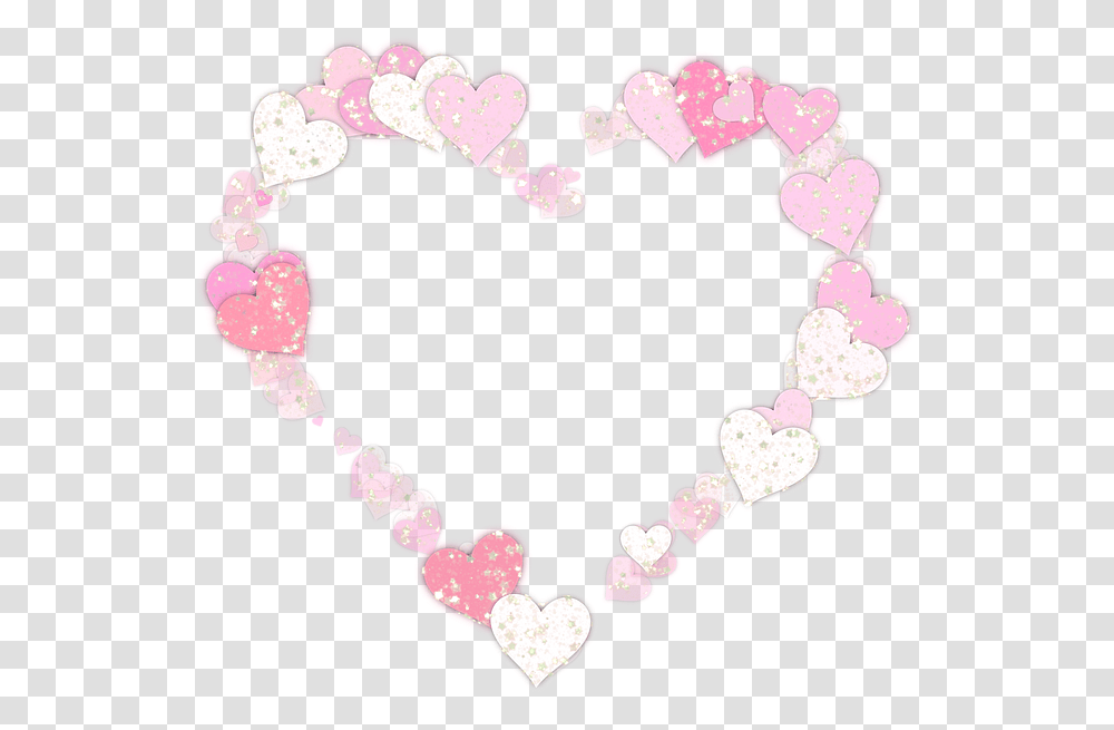Heart Frame Glitter Confetti Love Shiny Sparkle Sparkle Love Heart, Bracelet, Jewelry, Accessories, Accessory Transparent Png