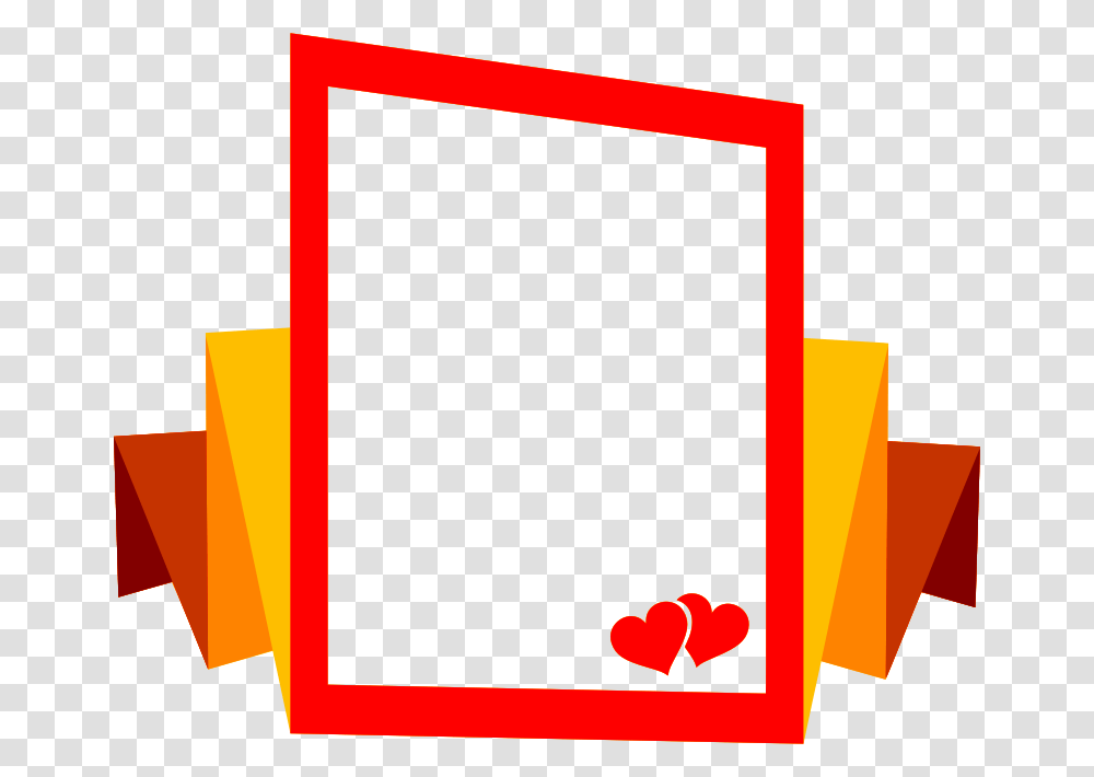 Heart Frame, Screen, Electronics, Monitor Transparent Png