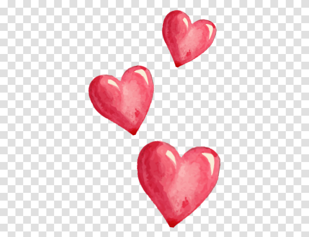 Heart Freetoedit Remix Emogi Vermelho Red Watercolor Hearts, Sweets, Food, Confectionery, Cushion Transparent Png