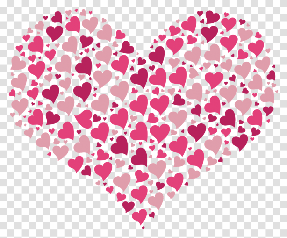 Heart Full Of Little Hearts Pink Singapore National Day 2019, Rug, Chandelier, Lamp Transparent Png