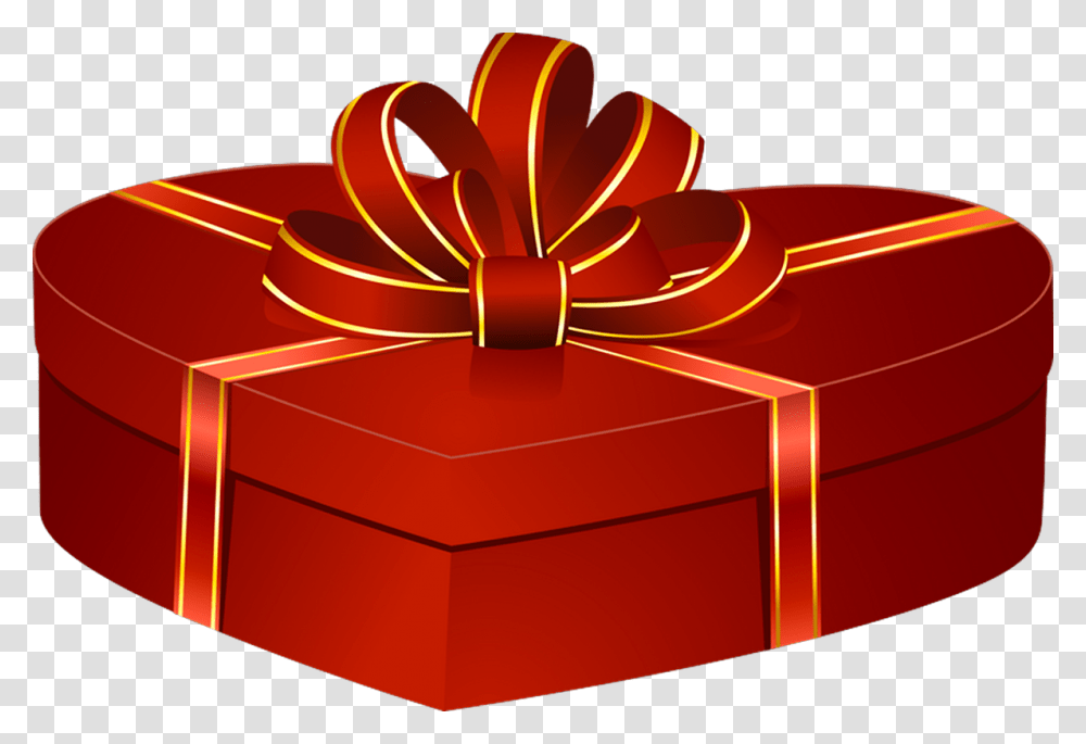 Heart Gift Box Gift Wrapping Transparent Png