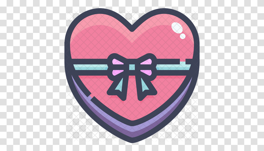 Heart Gift Icon Emblem, Logo, Symbol, Trademark, Road Sign Transparent Png