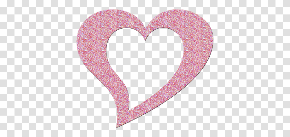 Heart Glitters Icon Pink Heart Icon Glitter, Rug, Cushion, Purple Transparent Png