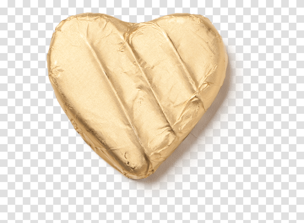Heart Gold Foil Coin Purse, Food, Bread, Brie, Bun Transparent Png