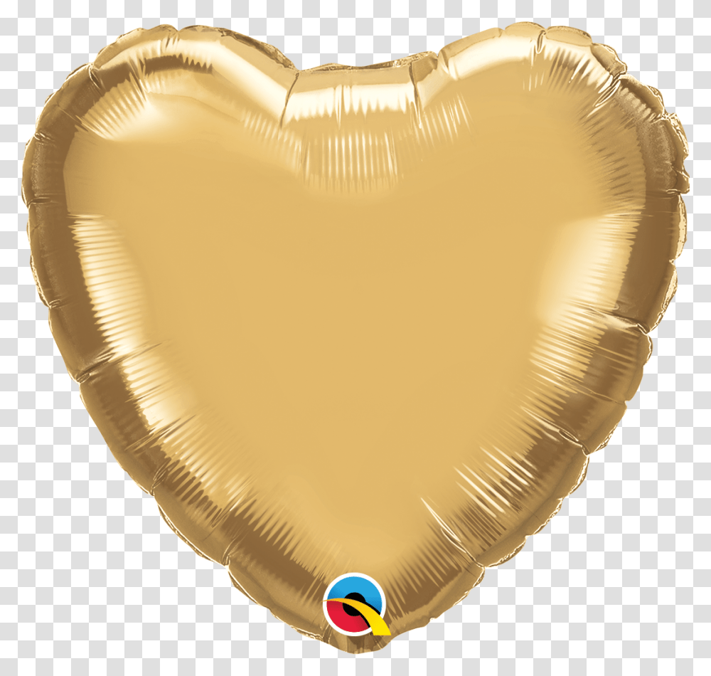 Heart Gold Foil Qualatex Heart Foil Balloons, Armor, Aluminium, Bracelet, Jewelry Transparent Png