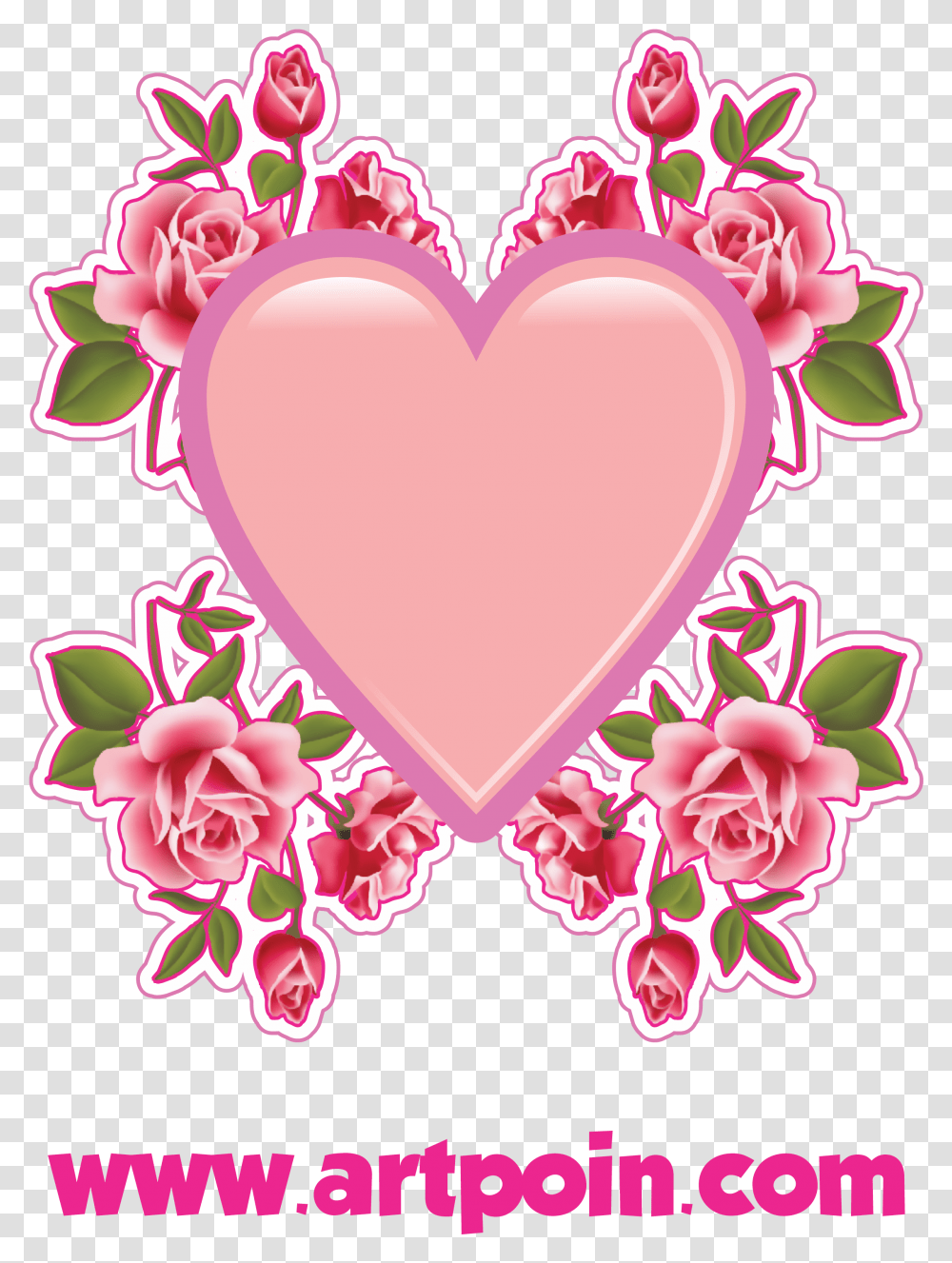 Heart, Pattern, Flower, Plant Transparent Png