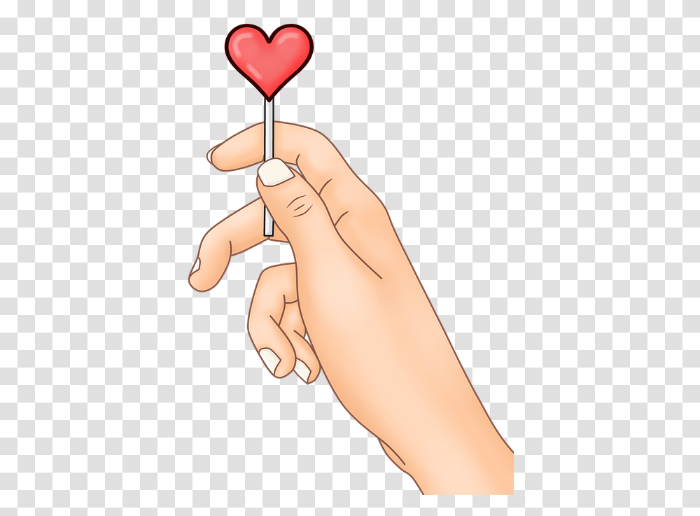 Heart, Hand, Finger, Nail Transparent Png