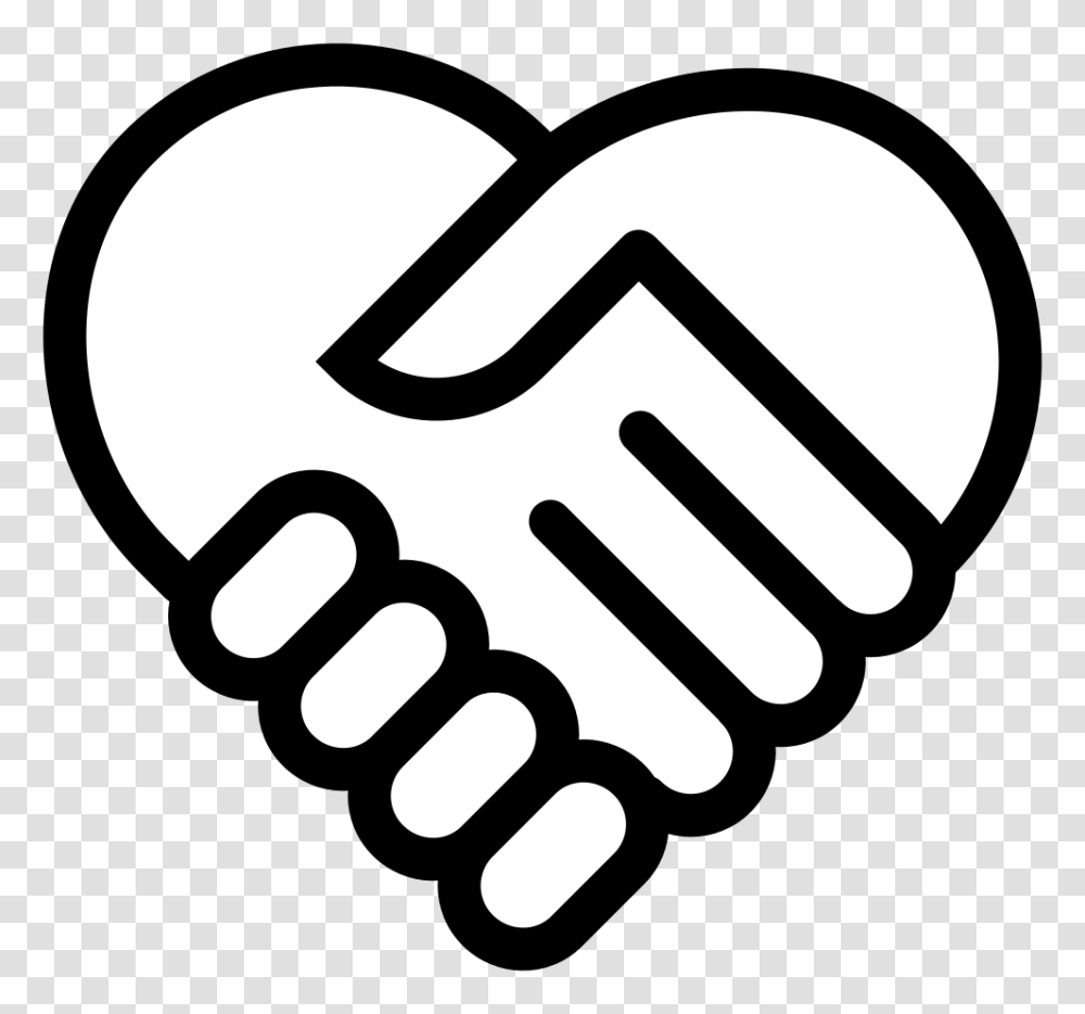 Heart Hand Shake, Handshake Transparent Png