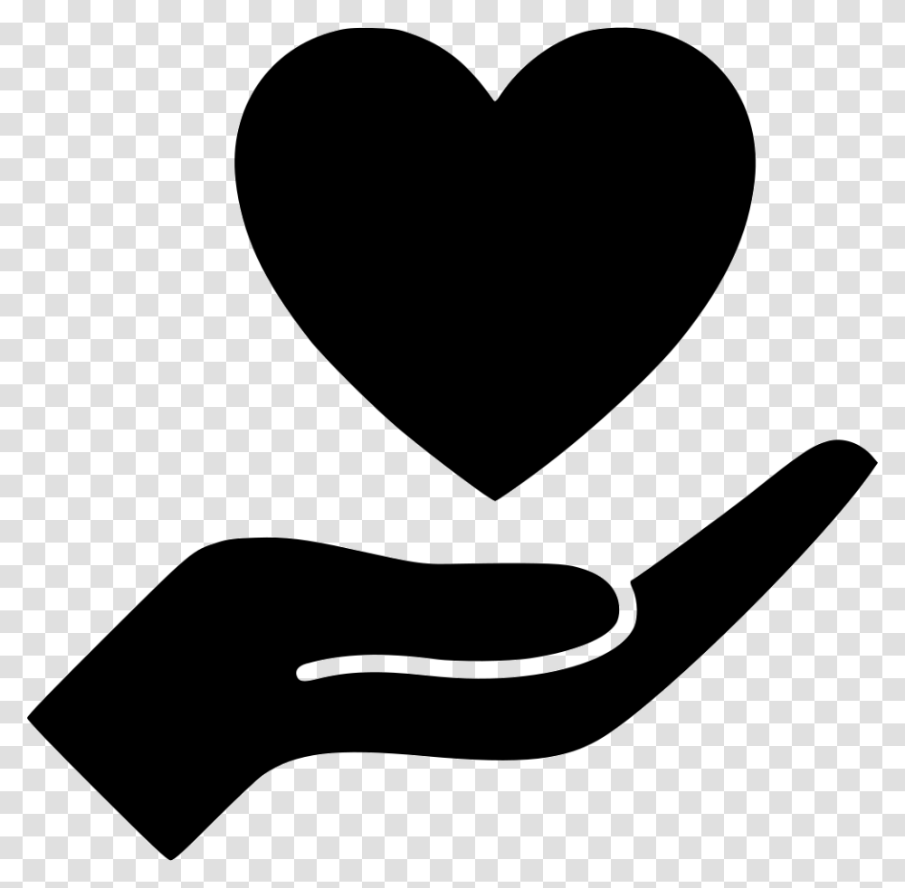 Heart Hand, Stencil, Label, Mustache Transparent Png