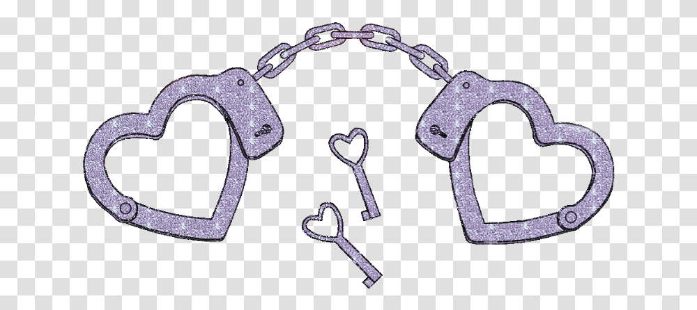 Heart Handcuffs Clipart, Key, Tool, Chain Transparent Png
