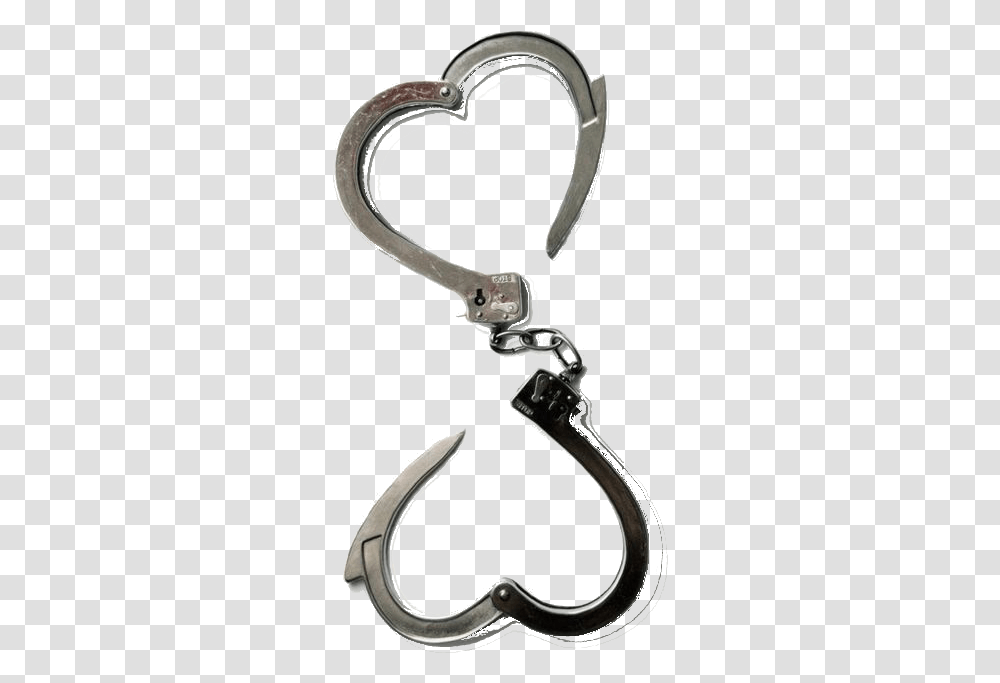 Heart Handcuffs, Weapon, Weaponry, Blade, Razor Transparent Png