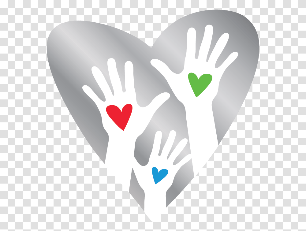 Heart Hands Logo Design Family Heart Hand Logo, Plectrum Transparent Png
