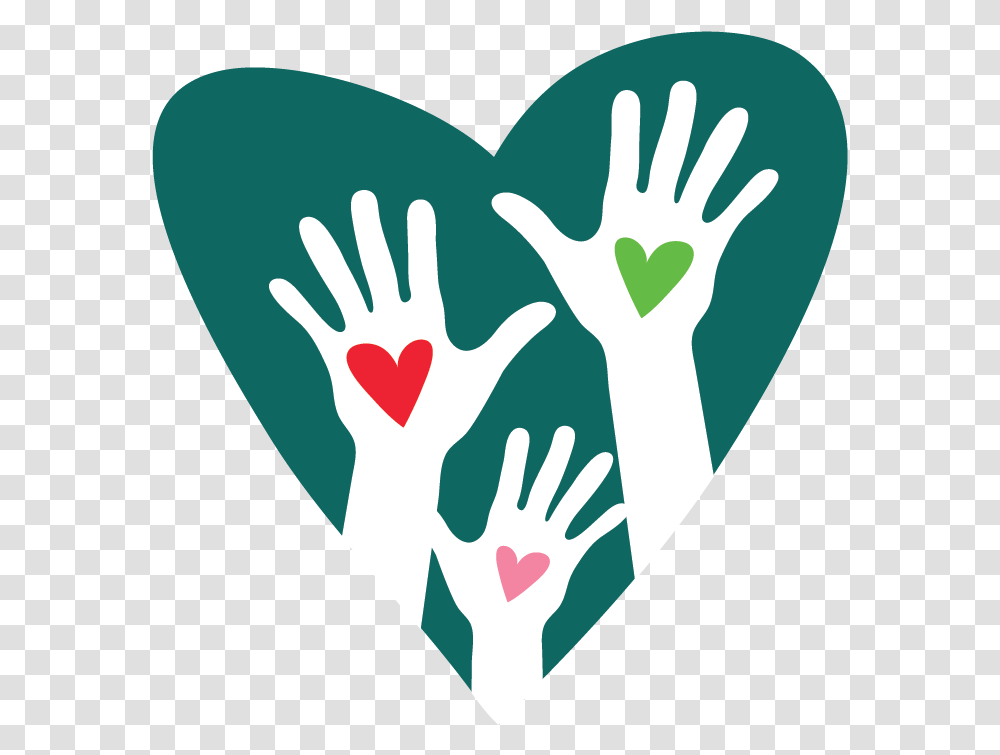 Heart Hands Logo Design Hand In Heart Clipart Transparent Png