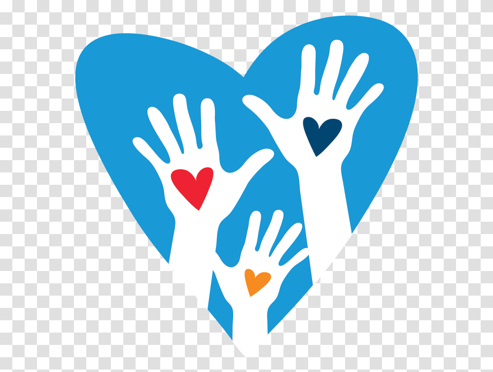 Heart Hands Logo Design Hand With Heart Clipart Transparent Png